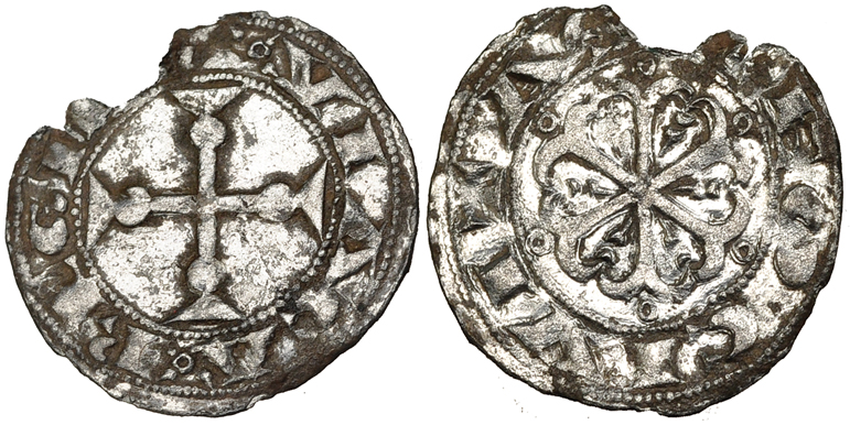 Imagen de la moneda Tipo 6. Dinero leonés de Crismón Evolucionado