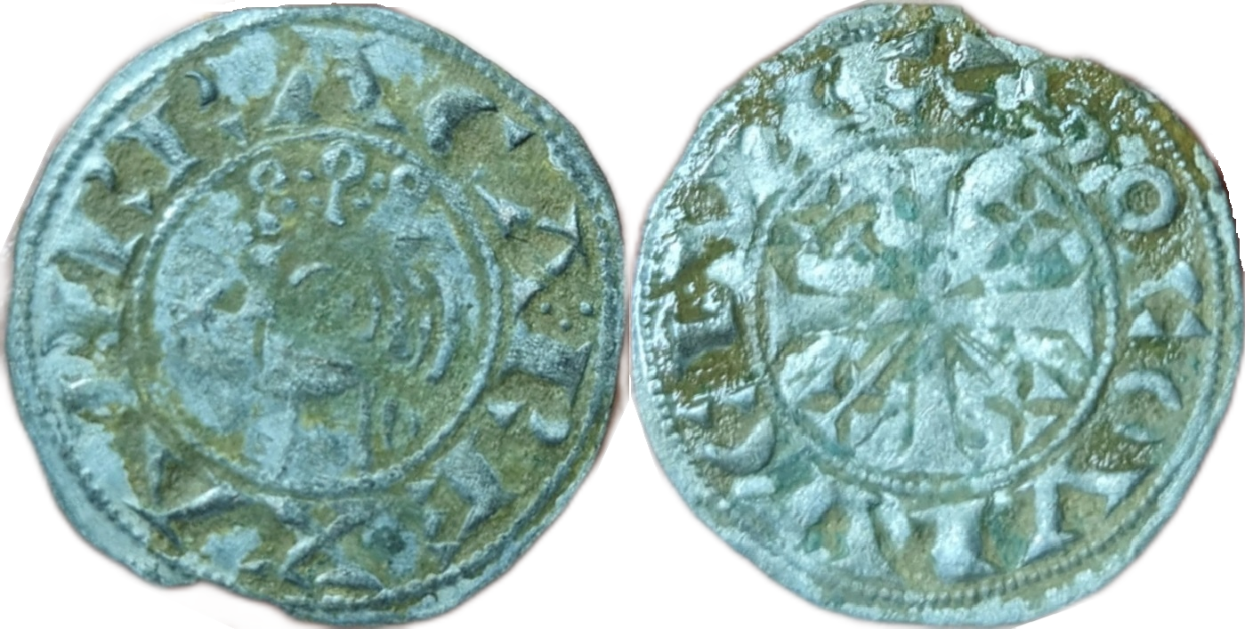 Imagen de la moneda Tipo 17. Dinero segoviano de “Urraca de Perfil”