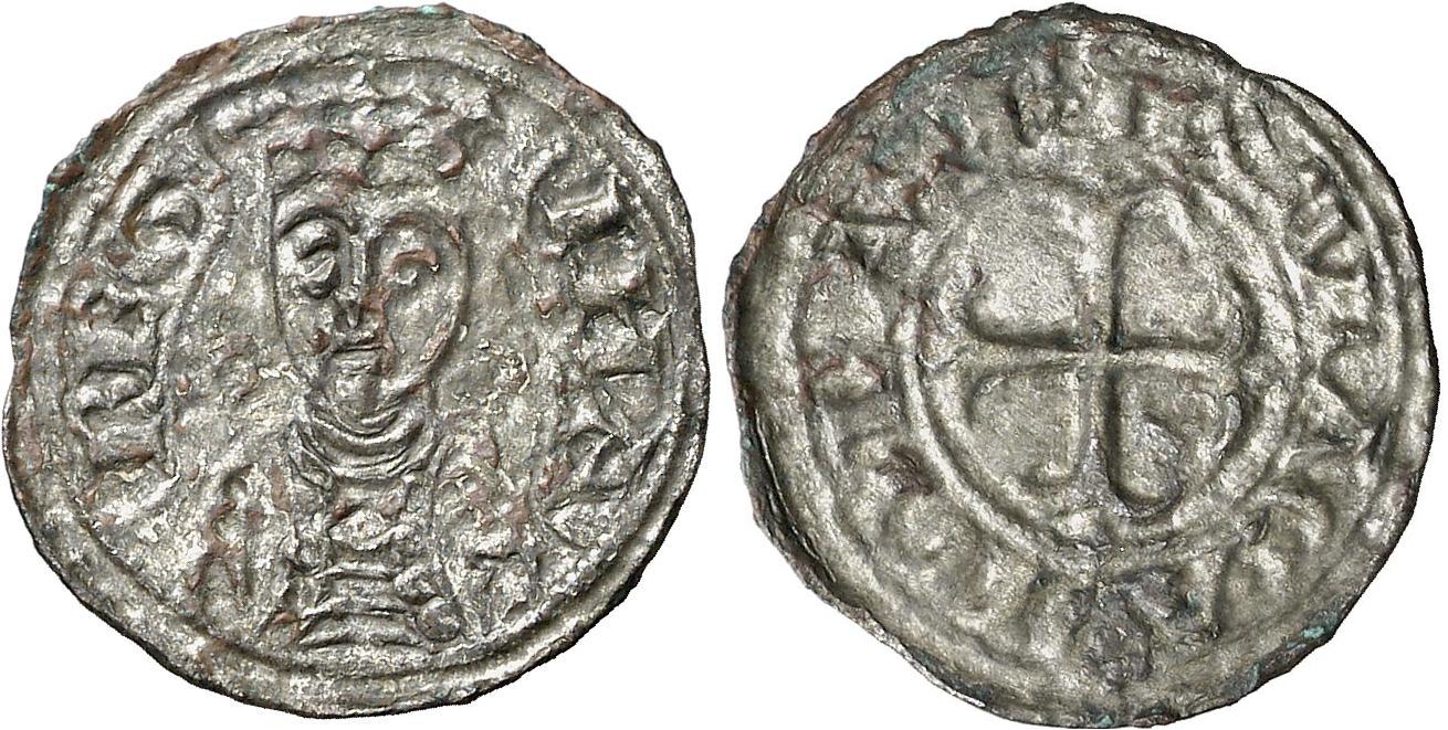 Imagen de la moneda Tipo 18. Dinero de la “Imp´atrix” Urraca