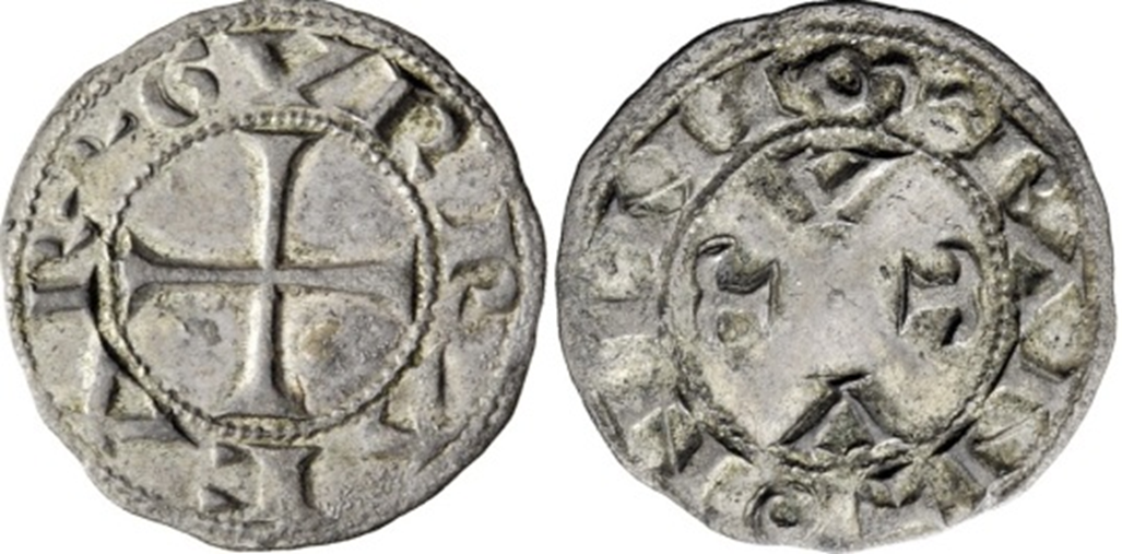 Imagen de la moneda Tipo 19. Privilegio de la Catedral de Palencia: Dineros palentinos de inspiración leonesa