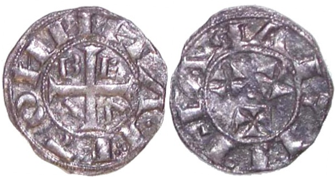 Imagen de la moneda Tipo 21. Privilegio de la Catedral de Palencia: Dinero de “Beat/Palentia”