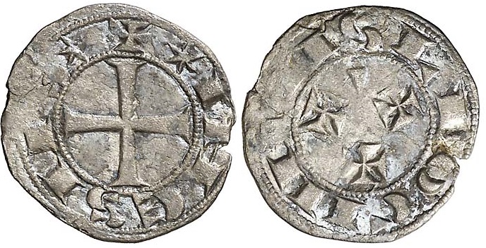 Imagen de la moneda Tipo 22. Privilegio del Monasterio de Sahagún: Dineros de “Sahagún”