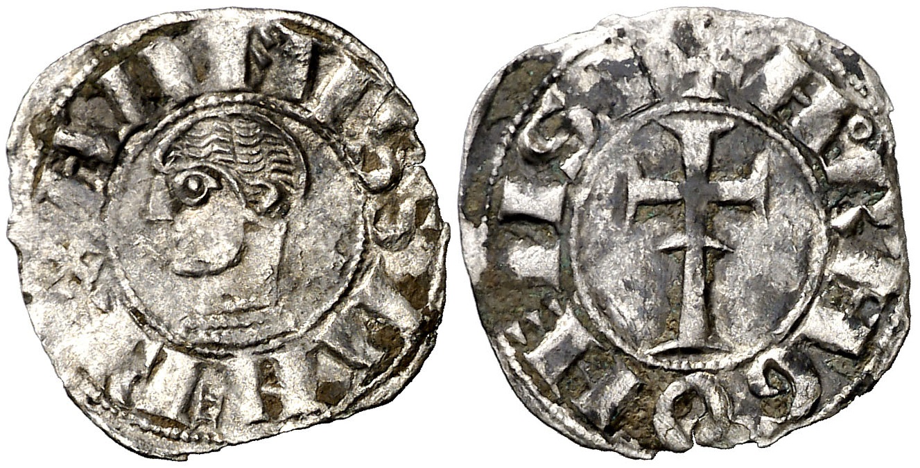 Imagen de la moneda Tipo [A2]. Meaja de la Emisión jaquesa de inspiración sanchista