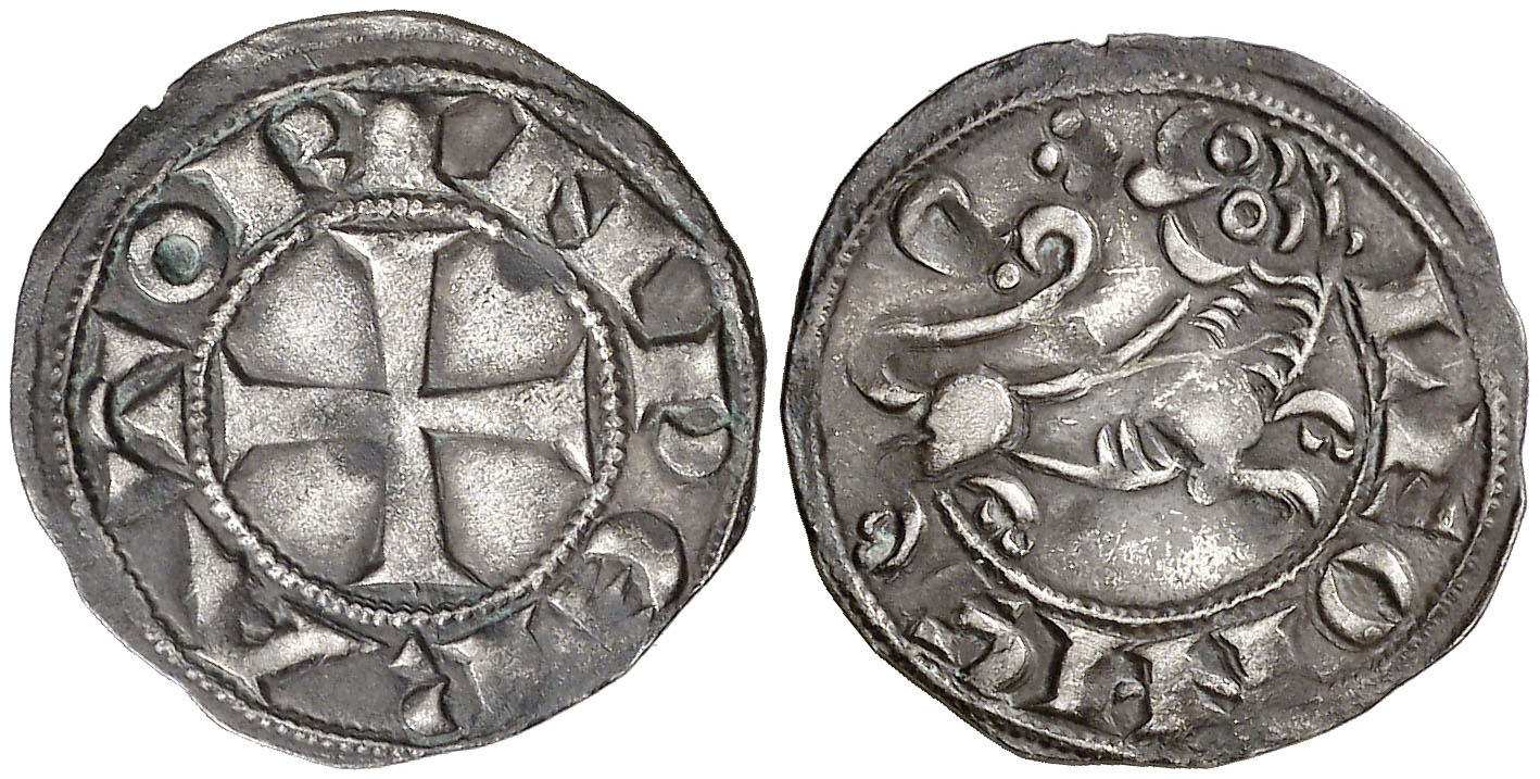 Imagen de la moneda Tipo 61. Dinero del León de Oreja