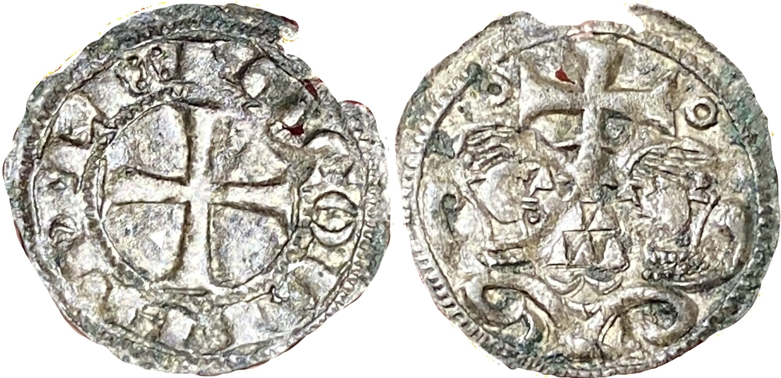 Imagen de la moneda Tipo 81. Meaja de los Bustos Afrontados con lema “Iacobi Ap´li”