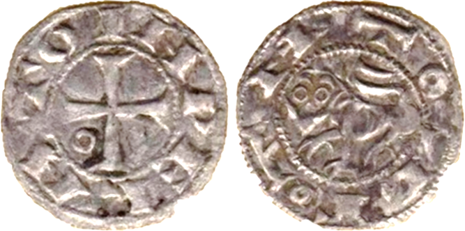 Imagen de la moneda Tipo 89. Meaja del Tetramorfos toledano