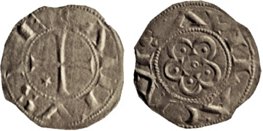 Imagen de la moneda Tipo 90. Dinero abulense de “La Flor de Castilla”