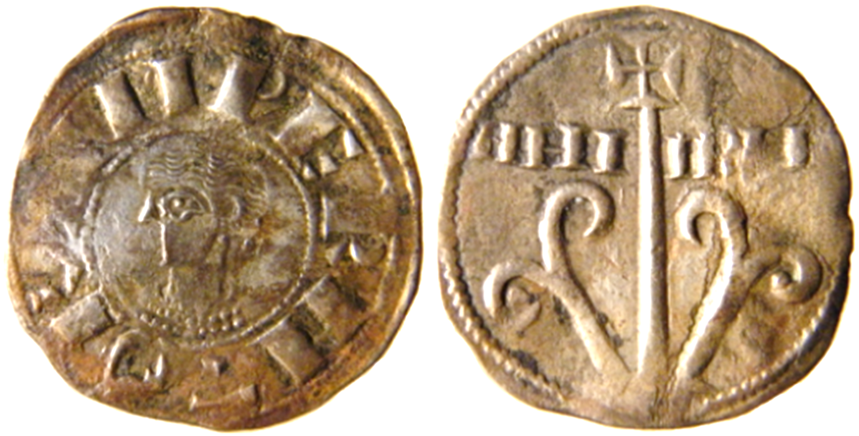 Imagen de la moneda Tipo 92. Dinero de “Inperator Naiara”