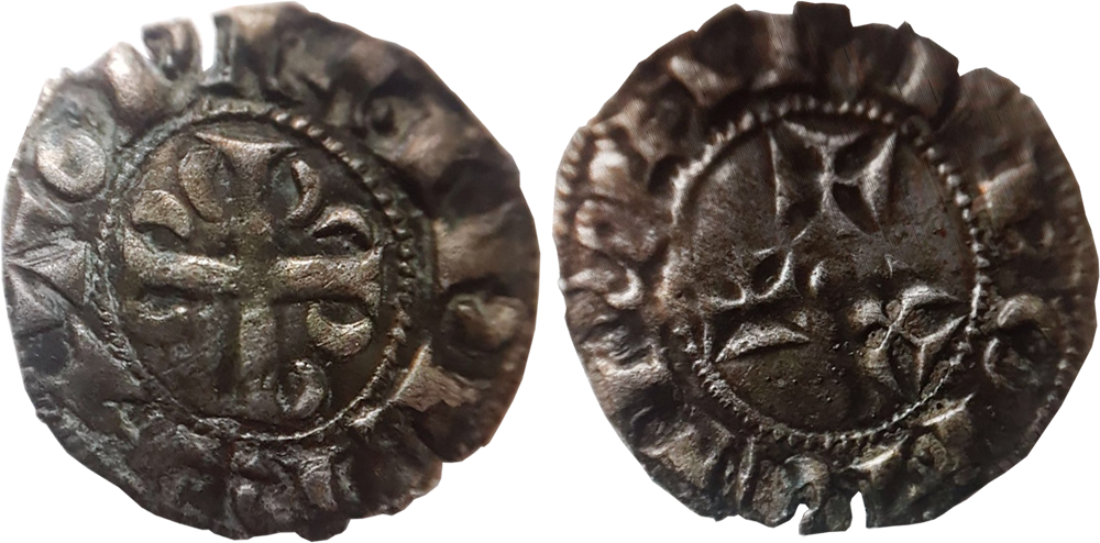 Imagen de la moneda Tipo 97. Meaja de la Tercera Emisión alfonsina de “Sahagún”