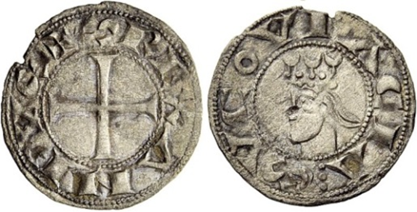 Imagen de la moneda Tipo 110. Dinero Segoviano del “Super Rex” Alfonso