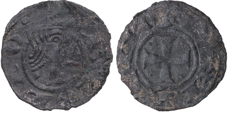 Imagen de la moneda Tipo 1. Dinero de Improvisación de Fernando, el “Dominador”