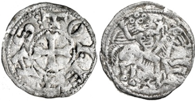 Imagen de la moneda Tipo 11. Meaja del Jinete Pacificador