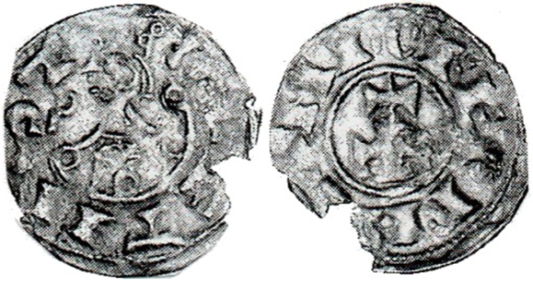 Imagen de la moneda Tipo 18. Dinero del Rey Fernando de “Los Toledos”