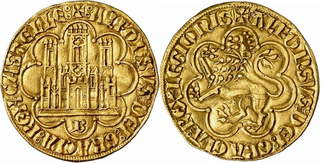 Imagen de la moneda Tipo 8. Primer Maravedí Alfonsí de Oro