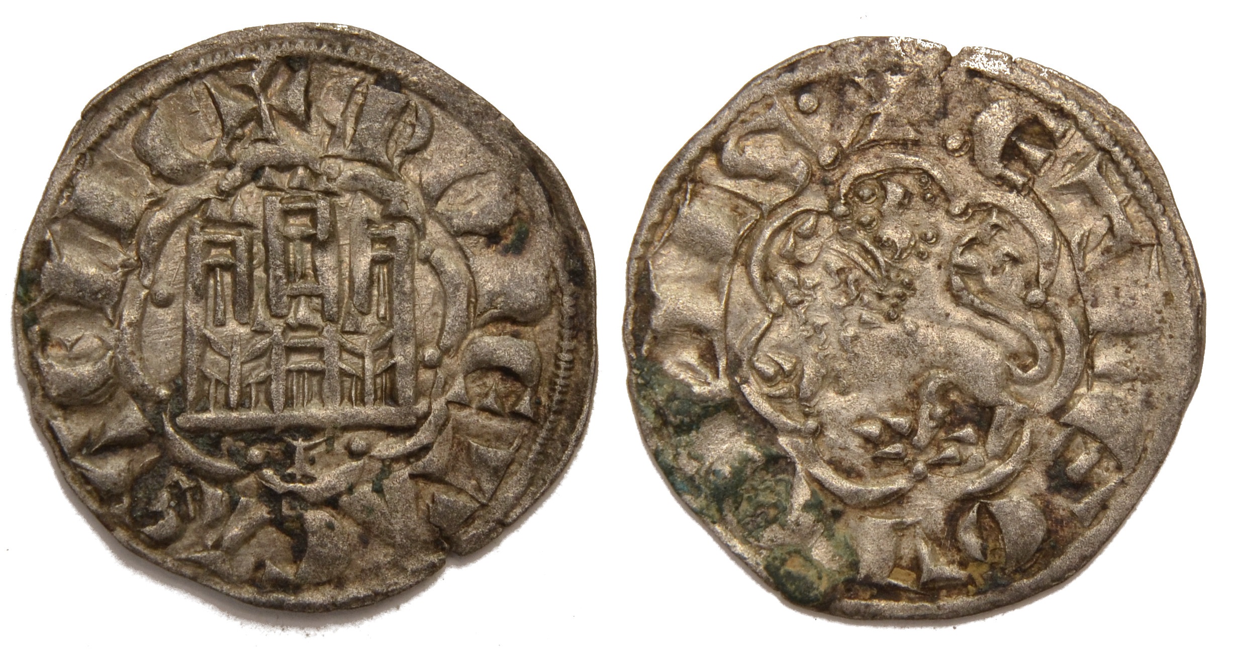 Imagen de la moneda Tipo 11. “Moneda Nueva Blanca” Alfonsí