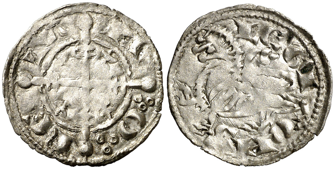 Imagen de la moneda Tipo 1. Dinero “leonés”