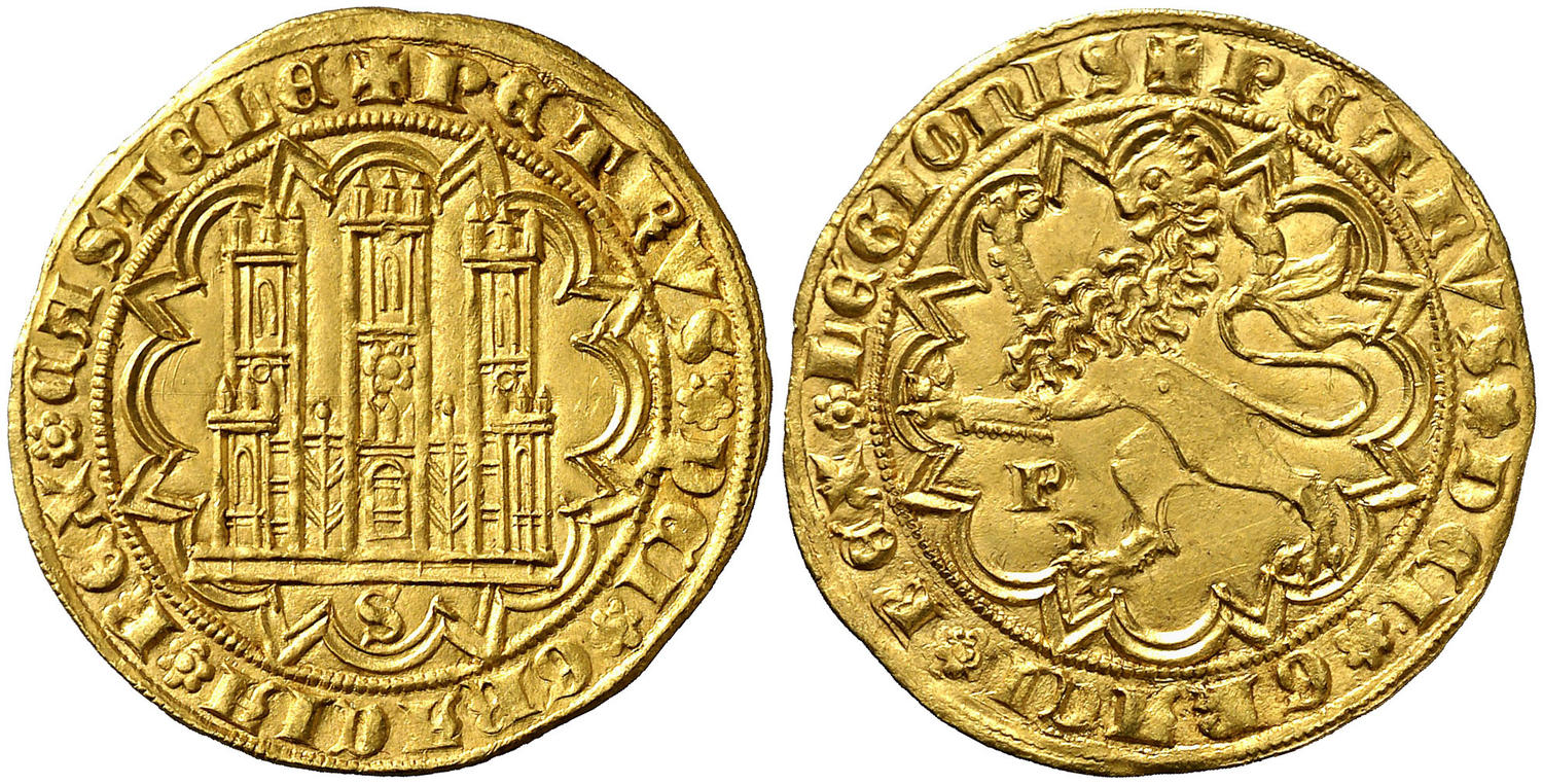 Imagen de la moneda Tipo 2. Dobla Castellana de oro de a 35 maravedís