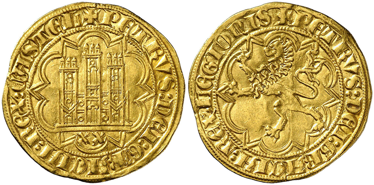 Imagen de la moneda Tipo 3. Dobla Castellana de oro de a 20 maravedís