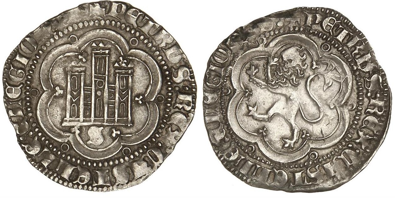 Imagen de la moneda Tipo 5. Moneda de Plata heráldica