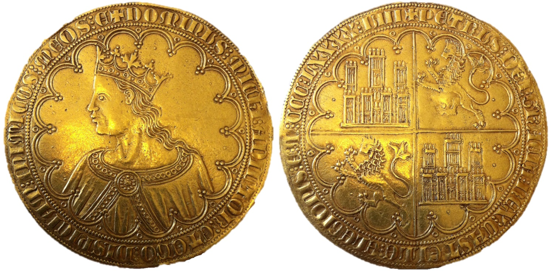 Imagen de la moneda Tipo 9. Gran Dobla de a Diez doblas