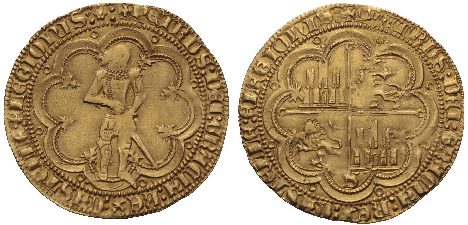 Imagen de la moneda Tipo 15. Dobla de Rey de Pie de a 40 maravedís