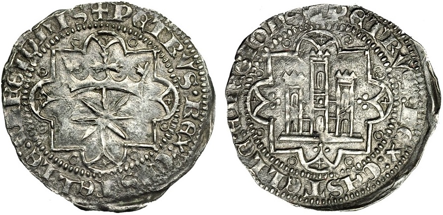 Imagen de la moneda Tipo 17. Moneda divisional de plata acuñada en Carmona