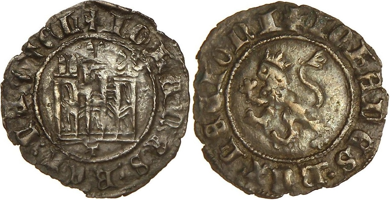 Imagen de la moneda Tipo 6. Dinero heráldico de Castillo y León