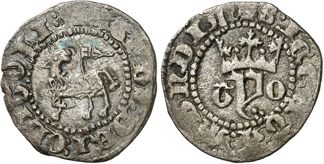 Imagen de la moneda Tipo 10. Medio Blanco del Agnus Dei