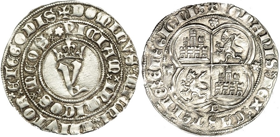 Imagen de la moneda Tipo 11. Real de plata con letra Y coronada