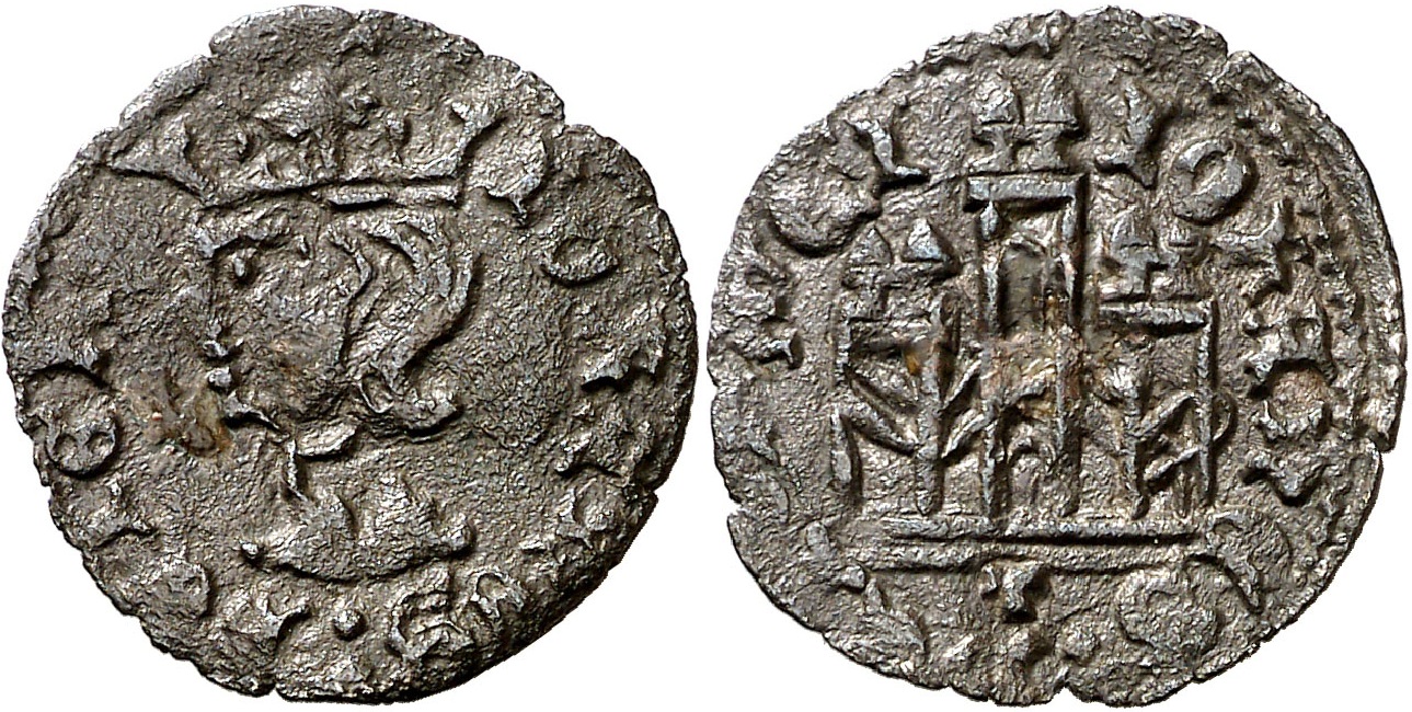 Imagen de la moneda Tipo 4. Dinero coronado toledano