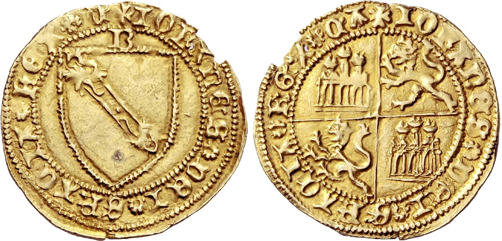 Imagen de la moneda Tipo 7. Media Dobla de la Banda