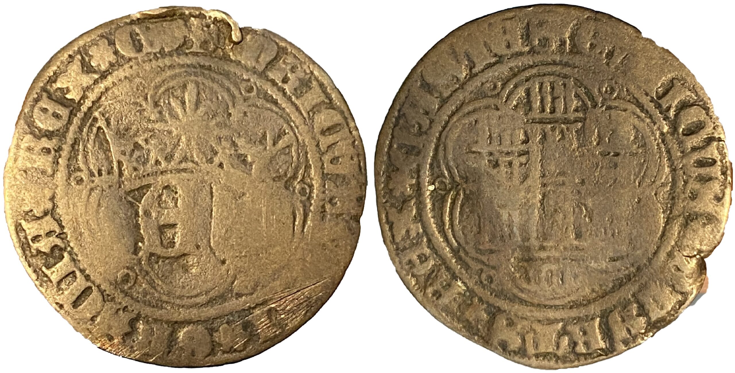 Imagen de la moneda Tipo 13. Maravedí de vellón con anagrama “EN” y castillo