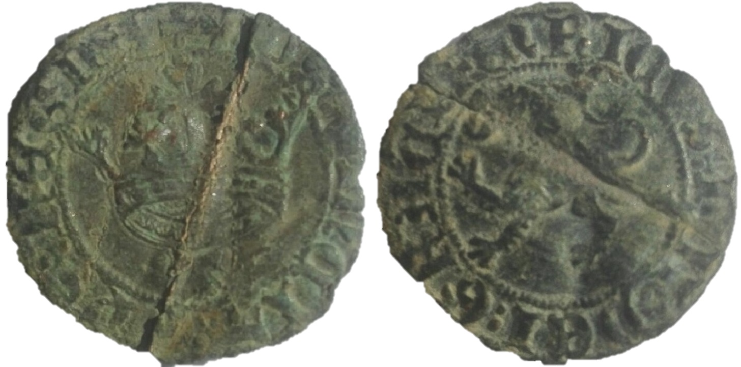 Imagen de la moneda Tipo 27. Maravedí o Blanca de la Corona y el León