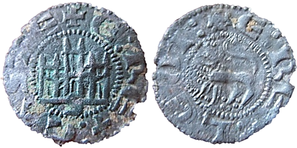 Tipo 1. Atribuido al Infante Enrique, el Senador. Dinero de “E Rex Caste/E Rex Legio” - Imagen 10