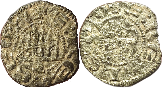 Tipo 1. Atribuido al Infante Enrique, el Senador. Dinero de “E Rex Caste/E Rex Legio” - Imagen 13