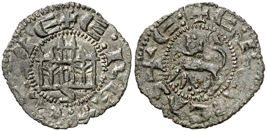 Tipo 1. Atribuido al Infante Enrique, el Senador. Dinero de “E Rex Caste/E Rex Legio” - Imagen 14