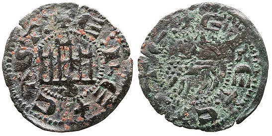 Tipo 1. Atribuido al Infante Enrique, el Senador. Dinero de “E Rex Caste/E Rex Legio” - Imagen 15