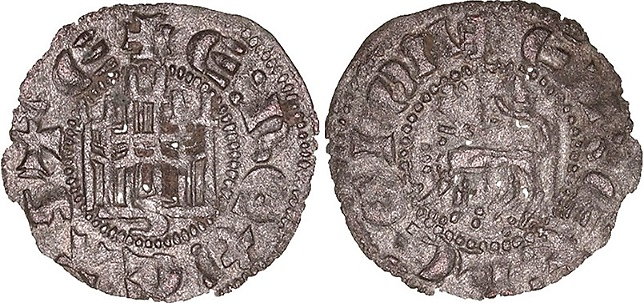 Tipo 1. Atribuido al Infante Enrique, el Senador. Dinero de “E Rex Caste/E Rex Legio” - Imagen 2