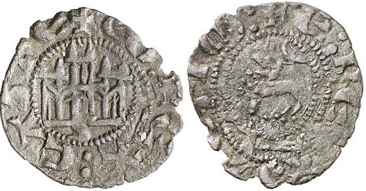 Tipo 1. Atribuido al Infante Enrique, el Senador. Dinero de “E Rex Caste/E Rex Legio” - Imagen 8