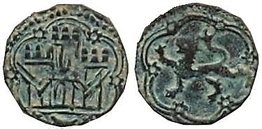 Tipo 1. Blanca de vellón de Castillo y León en orla polilobulada - Imagen 103