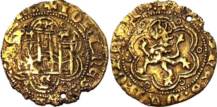 Tipo 1. Blanca de vellón de Castillo y León en orla polilobulada - Imagen 106