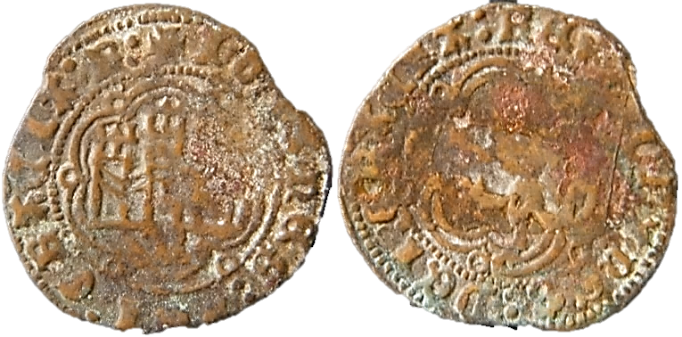 Tipo 1. Blanca de vellón de Castillo y León en orla polilobulada - Imagen 14