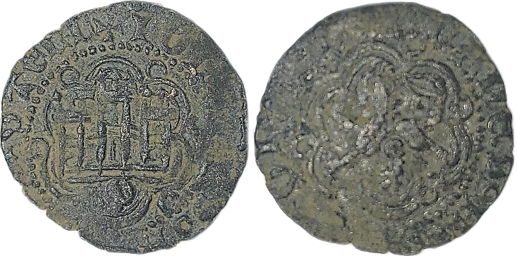 Tipo 1. Blanca de vellón de Castillo y León en orla polilobulada - Imagen 19