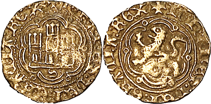 Tipo 1. Blanca de vellón de Castillo y León en orla polilobulada - Imagen 29