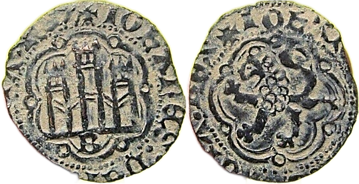 Tipo 1. Blanca de vellón de Castillo y León en orla polilobulada - Imagen 8