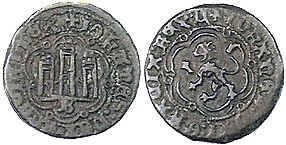 Tipo 1. Blanca de vellón de Castillo y León en orla polilobulada - Imagen 88