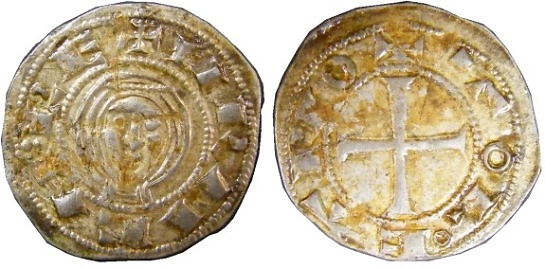 Tipo 1. Dinero de Busto toledano de frente - Imagen 14