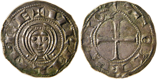 Tipo 1. Dinero de Busto toledano de frente - Imagen 22