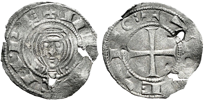 Tipo 1. Dinero de Busto toledano de frente - Imagen 24