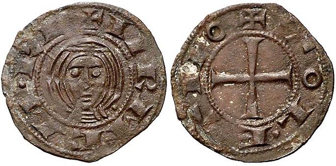 Tipo 1. Dinero de Busto toledano de frente - Imagen 28